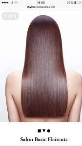 One Length Solid Form Solid Haircut Image 2 One Length Haircuts One Length Hair Long Length Hair