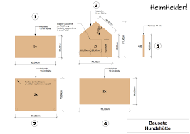 So lassen sich hundehütten selber bauen. Bauanleitung Hundehutte Heimhelden