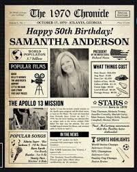 50th birthday decorations for women or men, 50 year old birthday party supplies gifts for her him including happy birthday banner, fringe curtain, tablecloth, photo props, foil balloons, sash 272. 25 Best 50th Birthday Party Ideas Best Birthday Party Ideas For Women Men And Mom
