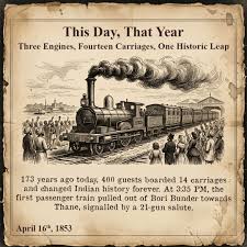 India departed Bori Bunder ...