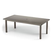 Top 10 best aluminum patio dining table | buyer's guide 2021. Telescope Casual 42 X 84 Aluminum Slat Top Dining Table 3020 3850