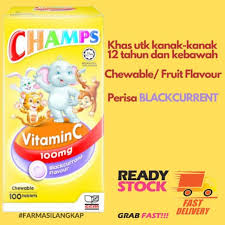 Vitamin a lebih diperlukan di sini, untuk memerangi jangkitan jauh lebih berkesan. Ready Stock Vitamin C For Kids Champs Vitamin C Untuk Kanak Kanak 12 Tahun Dan Kebawah Shopee Malaysia