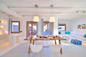 It uses moroccan furniture, vibrant colors and mosaic murals that feature cobalt blue, yellow and dark red stones. Greek Mediterranean Style Villa In Mykonos With Modern Charm Idesignarch Interior Design Architecture Interior Decorating Emagazine