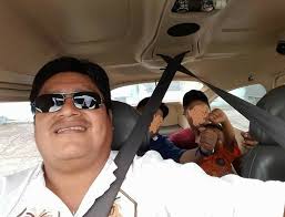 En este 'tractorcito' Jaime Vargas,...