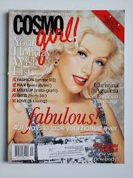 2006 COSMO Girl magazine C AGUILERA Emilie de Ravin Rosario Dawson Chad M  Murray