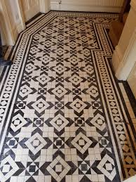 London period properties often feature victorian geometric tiling in both the home and garden: Victorian Tiled Hallway Restoration In North London Cleaning And Maintenance Advice For Victorian Tiled Floors