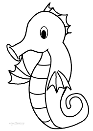 Eric carle coloring pages printable. Printable Seahorse Coloring Pages For Kids