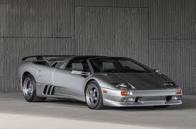 8k Mile 1999 Lamborghini Diablo Vt Millennium Roadster Lamborghini Diablo Classic Cars Sports Cars Luxury