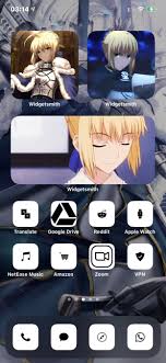 Once you see the anime icons and save what you like from them. Saber Ios Icon Customization Fate