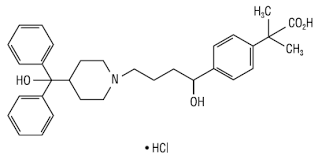 Fexofenadine Hydrochloride And Pseudoephedrine Hydrochloride