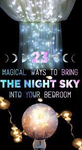 23 Easy Ways To Turn Your Room Into A Cosmic Getaway Bedroom Lighting Diy Space Themed Room Room Diy