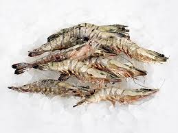 Užšaldytos krevetės įdedamos į duoną ir plaunamos po tekančiu vandeniu. Foodnet Didziosios TigrinÄ—s KrevetÄ—s Nevirtos Su Kiautais Foodlevel Saldytos 800 G