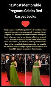 12 Most Memorable Pregnant Celebs Red Carpet Looks How To Memorize Things Celebs Red Carpet Looks