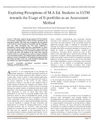A questionnaire is an instrument used in research for collecting information from a respondent. Pdf Exploring Perceptions Of M A Ed Students In Uitm Towards The Usage Of E Portfolio As An Assessment Method