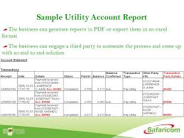Once you are done with the process of purchasing you will receive a confirmation message from mpesa immediately. M Pesa Paybill Service C2b Ppt Video Online Download