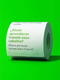 Maybe you would like to learn more about one of these? Duolingo Toilet Paper Roll