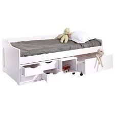 lit enfant a tiroirs 90x190 blanc cleo taille 90x190 cm lit enfant lit enfant tiroir lit enfant blanc