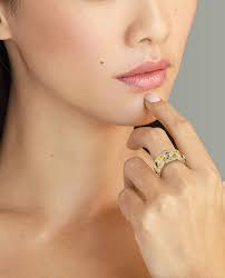 ARGONAUT 3.80ct White & Yellow Diamond Ring in Gold or Platinum — Rockford  Collection