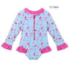 It's so important to make sure that your baby's delicate skin is protected from the sun with upf 50+ fabric that blocks out 98% of the sun's harmful uva and uvb rays. Baohulu Upf 50 Neugeborene Badebekleidung Sommer Sauglingsbaby Madchen Sonnenanzug Langarm B Girls Swimsuits Kids Swimwear Girls Baby Bathing Suit Girl