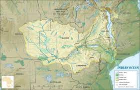 Africa physical features zambezi flooded savanna mapsingen: Zambezi Wikipedia