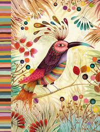 Daniela Brum Illustrator Marie Desbons Bird Art Whimsical Art Art