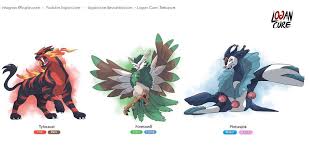 My Alola Starters Final Evolution By Logancure On Deviantart Pokemon Starter Evolutions Pokemon Art Pokemon Fan Art