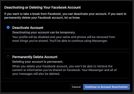 Otherwise, consider deactivating your account rather than deleting it. How To Delete Facebook Account In Just A Few Clicks Android Authority