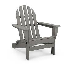 Plastic adirondack chairs have seen a massive leap in sales and recycled adirondack chairs are particularly popular. Recycled Plastic Folding Adirondack Chairs By Polywood Vermont Woods Studios