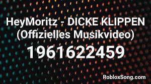 Roblox gear codes consist of various items like building, explosive, melee, musical if you are looking for these assets, quickly replace the id, and enjoy the free items. Heymoritz Dicke Klippen Offizielles Musikvideo Roblox Id Roblox Music Codes