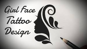 Tattoo designs for men hand. How To Draw A Girl Face Tattoo Design Drawing Timelapse Female Face Tattoo Drawing Ideas Easy Youtube