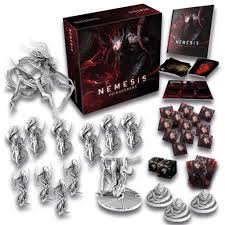 A soldier fires blindly down a corridor, trying to stop the skip to the beginning of the images gallery. Nemesis By Awaken Realms Core Box Pledge Gamefound Com