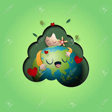 Donate now to support the protection of earth's lands & waters. Paper Art Of Love Nature Concept And Mother Earth Day Concept Royalty Free Cliparts Vectors And Stock Illustration Image 126018043