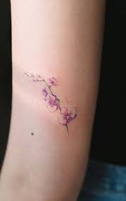 Flower Tattoo For Your Wrist | Watercolor Tattoo Flower, Orchid Flower  Tattoos, Tiny Tattoos