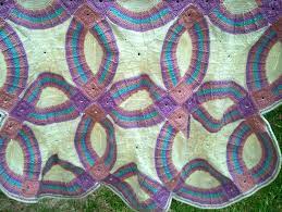 Crocheted Double Wedding Ring Afghan Picture Only Crochet Quilt Crochet Patterns Quilts