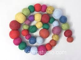 How To Make A Felted Wool Ball Wool Balls Felt Wool Ball Diy Wool
