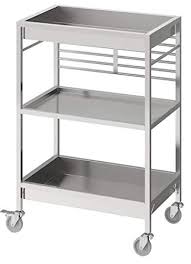 A quick review of our ikea sektion kitchen! Buy Ikea Kungsfors Kitchen Trolley Stainless Steel 60x40 Cm 23 5 8x15 3 4 Online At Low Prices In India Amazon In