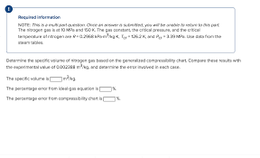 solved required information note this is a multi part qu