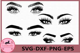 Makeup quotes svg makeuptuour co. Eyelashes Girl Svg Makeup Svg Eyes Svg Girl Clipart 436804 Cut Files Design Bundles