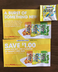 Free Trident Vibes Gum Freestuff Freebies Samples Free Gum Vibes Trident