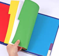 Good Quality A4 Assorted Color Paper File Index Divider