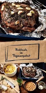Rehkeule Im Thymianpaket Mit Pfifferlingsauce Und Polenta Rezept Rezepte Reh Rezept Essen