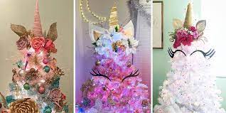 Unicorn christmas tree toppers will turn your tree into a majestic sparkly beast. Bring On The Pastels Unicorn Trees Make Christmastime Even More Magical