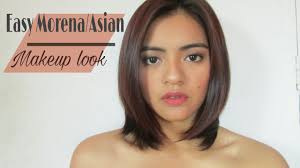easy morena asian makeup look cherry