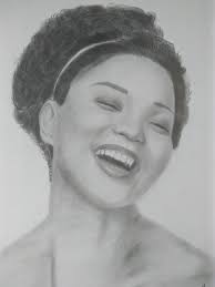 Graphite pencil art work in progress