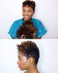 In fact, a short tapered haircut can be a viable option for transitioning. Short Tapered Cut For Natural Hair Before And After