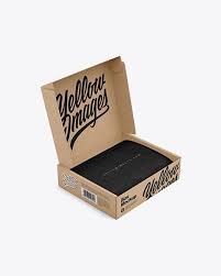 Download Kraft Opened Box Mockup Half Side View In Box Mockups On Yellow Images Object Mockups Box Mockup Free Psd Mockups Templates Mockup Free Psd
