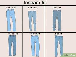 If you measure a set of jeans, lie them flat on a desk and measure along the seam from the crotch to the hem. How To Measure For Jeans 12 Steps With Pictures Wikihow
