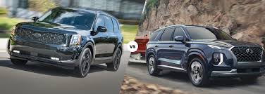 Research the 2021 hyundai palisade at cars.com and find specs, pricing, mpg, safety data, photos, videos, reviews and local inventory. 2021 Kia Telluride Vs Hyundai Palisade 3rd Row Suv Price Safety Cargo Space