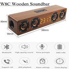 Check spelling or type a new query. Bluetooth Speaker 4 Speakers Tv Soundbar Woofer Sound Column Subwoofer With Led Clock Display Fm Radio Acoustic System Boom Box Portable Speakers Aliexpress