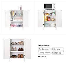 Si quieres tener una cocina bien organizada, empecemos por optimizar al máximo los recursos. Homfa Armario Almacenaje Armario De Suelo Para Cocina Salon Bano Dormitorio Con 2 Puertas 2 Estantes Blanco 58x28x80cm Fontaneria Online 24